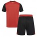 Camisa de Futebol Bayer Leverkusen Equipamento Principal Infantil 2024-25 Manga Curta (+ Calças curtas)